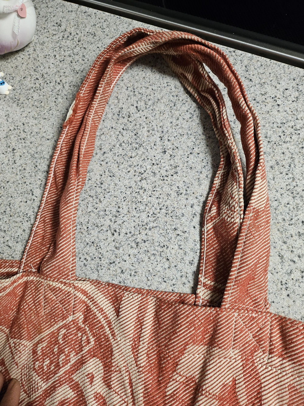 Trader Joe's Red Canvas Logo Tote - Picture 9 of 10